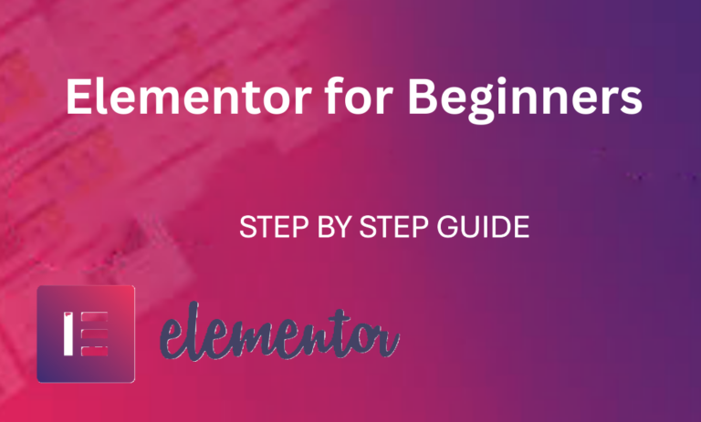 Elementor Tutorial For Beginners